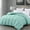 Aqua, variant on Chezmoi Collection All Season Twin Size Down Alternative Comforter - Plush Microfiber Fill - Box Stitch Quilted - Duvet Insert with Corner Tabs (Twin/Single, Silver Gray)