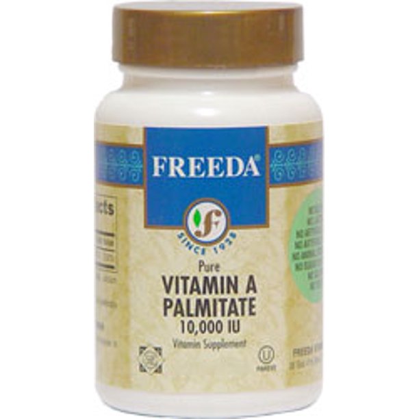 Freeda Kosher Vitamin A Palmitate 10,000 I.U. 100 Tablets