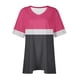 thumbnail image 3 of Camiseta de Manga Corta de Cuello en V Sólido Casual, Camisetas de Manga Corta para las Mujeres, 3 of 4