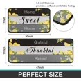 thumbnail image 6 of 2 Piece Lemon Kitchen Decor Rug Set, Home Kitchen Sink Rugs and Mats Non Skid Washable Absorbent Microfiber Kitchen Floor Carpet 17" x 47"+17" x 30", 6 of 6