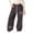 Brown, variant on Gelikeya Girls Wide Leg Sweatpants Bowknot Straight Wide Leg Open Bottoms Trackpants Elastic Drawstring Joggers with Pockets Back To School Clothing, Brown & 11-12 Years