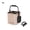 Beige, variant on Collapsible Fishing Bucket, Portable Live Bait Bucket, Folding Water Container with Rope, Aerator Pocket for Kayak Camping