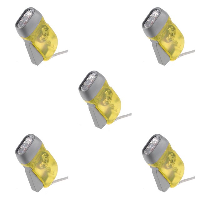Eigraketly Linterna al aire libre Portátil Senderismo Pesca Noche Antorcha de emergencia Linterna recargable Luz Camper Iluminación de viaje Amarillo Type2 NO2 Eigraketly CBP050750