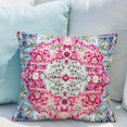 thumbnail image 5 of Boho Throw Pillow Covers 18x18 inch Set of 2 Monaco Rug Carpet Double Sided Pattern Cotton Soft Pillow Case Cushion Cover Pillowcase for Couch Sofa Bed Decorative(Pink), 5 of 6