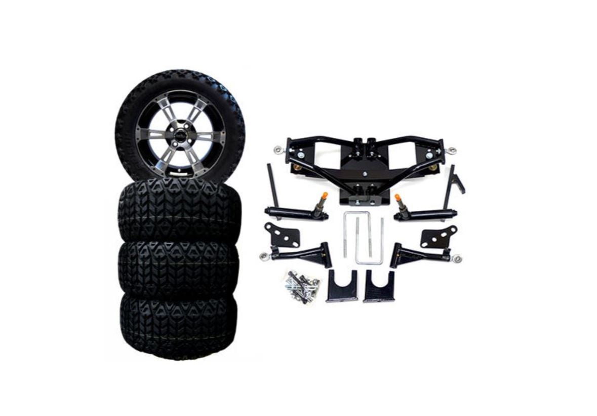 6" Lift Kit Combo for Club Car DS Golf Carts 2004+ w/ 14" Colossus