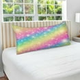 thumbnail image 5 of Coolnut Galaxy Fantasy Beautiful Rainbow Plush Pillow Case, Zippered Bed Pillow Pillowcases, Super Soft and Cozy Pillowcase Covers for Sleep Decor Giftsation - Queen Size 20x30in, 5 of 7