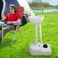 thumbnail image 4 of SALE CLEARANCE CHH-7701 Portable Removable Outdoor Wash Basin White, 4 of 6