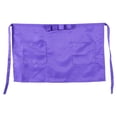 thumbnail image 2 of Kitchen Aprons, 7 Solid Half Length Practical Apron Bulk Women Men Apron With Pockets For Kitchen Restaurant Chef BBQ Drawing, 2 of 5