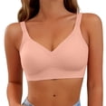 thumbnail image 5 of Gkeoshab Nursing Bras Women's High Support Wireless Bra Comfort Bralette Breathable Pink M, 5 of 5