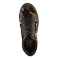 thumbnail image 4 of Spring Step L'Artiste Danli-Fab Fashion Sneakers – Premium Leather with Tapestry Print Upper - Lace Up Zipper Closure, Removable Insole, Flat Platform Sole, 4 of 9
