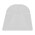 thumbnail image 2 of Leather Round Corner Ruler Circle Corner Template DIY Durable Leathercraft Measuring Template Multipurpose Circle Corner Hole Template Board, 2 of 10