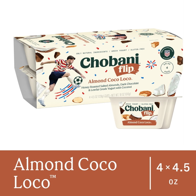 Chobani Flip Almond Coco 4pk - Walmart.com