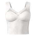 thumbnail image 7 of Seamless Mesh Tank Top Built In Pads Comfortable Casual Daily Basic Layering Breathable Lace Womens Athletic Tops Silk Top Apparel Bra A Compression Women Shorts and Top Women Bodysuit Tall Women, 7 of 7