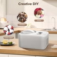 thumbnail image 2 of Moifoi Ice Cream Maker for Gelato, Frozen Yogurt, Ice Cream Sorbet, Compact Size, Knob-Operated Control, Upper Mixing, 2 of 7