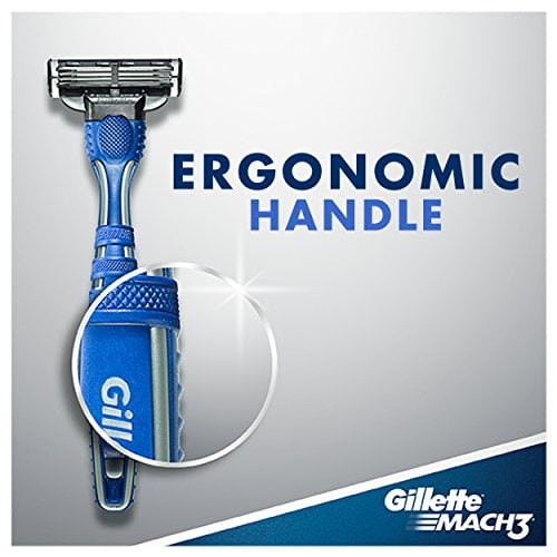 Gillette MACH3 Smooth Shave Disposable Razors 3 ea (Pack of 4)