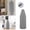 Silver, variant on Ironing Board Cover and Pad, Silicone Coating, Thick Scorch Resistant Padding, Heavy Duty Iron Covers Standard Boards, Hook and Loop Fastener Strap, Silver, 19x55