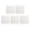 White, variant on Linnome Plastic Garden Fence 5 Pack Picket Edging for Lawn Flowerbed Plant Border Decorative Yard Barrier 8x5.9in Black