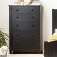 thumbnail image 2 of Tcbosik 5-Drawer Dresser for Bedroom, Modern Chest of Drawers for Living Room, Black, 2 of 6