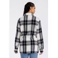 thumbnail image 2 of Woodridge Flannel Co Womens Long Sleeve Plaid Shirts Flannel Button Down Shacket Jacket Coats, 2 of 4