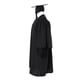 thumbnail image 4 of Vestido de graduación de licenciatura negro de pregrado Vestido de adulto tejido Vestido de graduación de escuela secundaria universitaria, 4 of 4