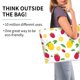 thumbnail image 2 of Fotbe Strawberry and Lemon Bolsa Tote Estética de Lona con Estampado para Mujer - Bolsa Reutilizable de Hombro Casual para Vacaciones, Compras, Trabajo y Gimnasio, 2 of 8
