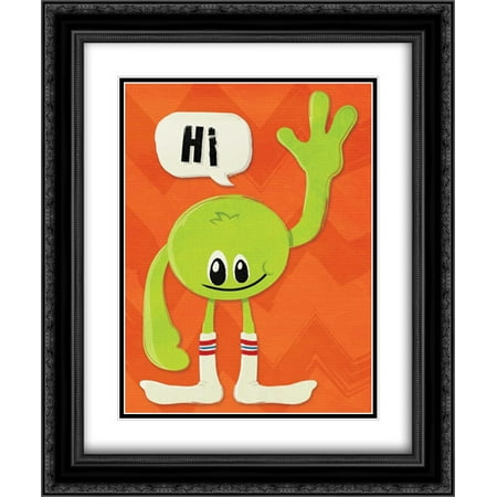 Monster Hi 2x Matted 20x24 Black Ornate Framed Art Print by Grey, Jace