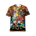 thumbnail image 5 of Cuphead T-Shirts for Men Women, Anime Short Shirts, Unisex Short Sleeve Tops, Crew Neck Tee Shirts, S-4XL, 5 of 8