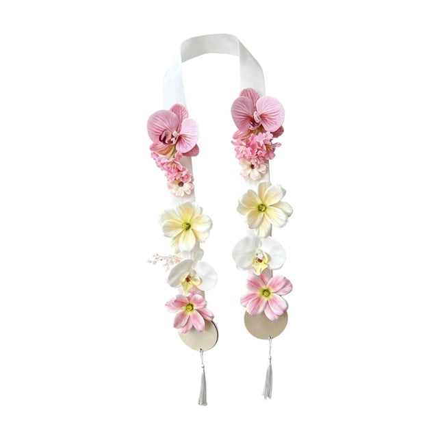 Collar de graduación con diseño de corbata, flor, decorativo, multifuncional. Estilo B