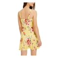thumbnail image 2 of BCX Robe d'Été à Illets à Imprimé Floral pour Femmes, Jaune, Juniors, TTP, 2 of 4