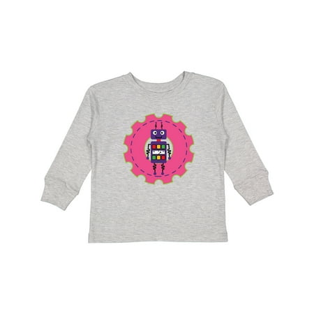 

Inktastic Robot Girls Science Engineering Girls Long Sleeve Toddler T-Shirt