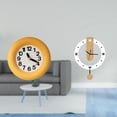 thumbnail image 2 of Reloj De Pared Analógico Contemporáneo Y Silencioso Con Grandes Números Romanos Para La Decoración De La Cocina, El Comedor, El Dormitorio, El Hogar, El Aula, El Baño O La Sala De Estar., 2 of 8