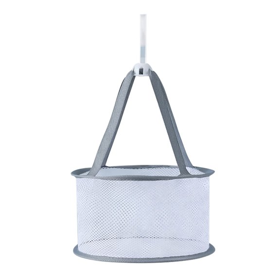 Mesh Hanging Drying Basket Organizer For Makeup Brush Beauty Sponge Shower Bathroom Storage