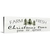 My Texas House - Holiday Homestead Canvas Wall Art - 36x12