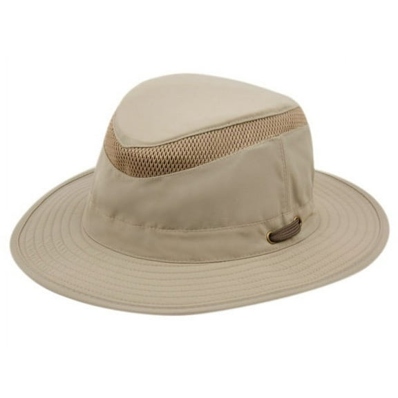 Outdoor Safari Hat With Partial Mesh Crown & Chin Cord Strap