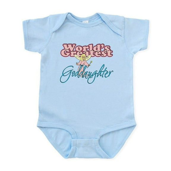 CafePress - World's Greatest Goddaughter Infant Bodysuit - Baby Light Bodysuit, Size Newborn - 24 Months