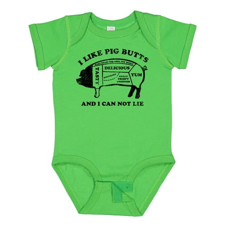 

Inktastic I Like Pig Butts Gift Baby Boy or Baby Girl Bodysuit