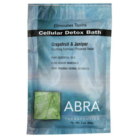 Cellular Detox Bath Counter Display 3 oz pkt - Abra (Best Nature For Abra)