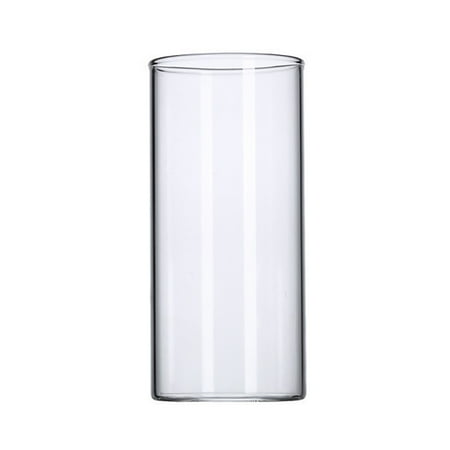 

Clearance!Glass Cups Drinking Glasses Heat-resistant Glass Straight Cup Juice Tea Cup Milk Cup