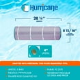 thumbnail image 3 of Hurricane 4 Pack HF8413-01P Platinum Purple Pool Filter Cartridge Replacement, 3 of 8