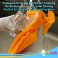 thumbnail image 5 of Large Microfiber Cleaning Towels, 36-Pack, Ultra Soft Plush Wash-Cloth, Professional Grade Premium Micro-Fiber Detailing Cleaning Cloths for Car, Household and Commercial (Orange, 16" x 16"), 5 of 10