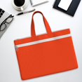 thumbnail image 6 of Easygdp Orange Canvas Document Bag File Bag Handle Business Briefcase Bag A4 File Organizer Organizer Handbag Briefcase, 6 of 8
