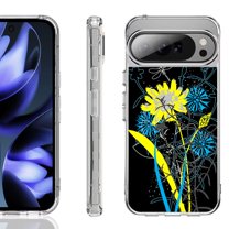 For Google Pixel 10 / 10 Pro Shockproof Phone Case, by OneToughShield - Wild Flowers