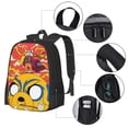 thumbnail image 4 of Adventure Time Backpack For College, Large Capacity Book Bag, Durable Laptop Backpack, 16.5x12.5x5.5 Inch, 4 of 9
