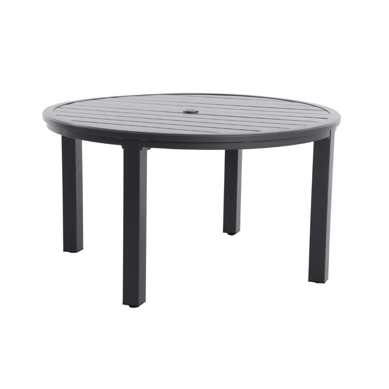 Sunvilla Belize Round Patio Dining Table in Slate