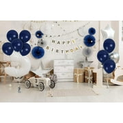 Matte Navy Blue Balloons - 10 Inch Latex Balloons - 72 Pack