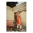 thumbnail image 6 of Ready to Wear Lawn with embroidery Pakistani Dress for Women with Chiffon Duppata - Three Piece Set (L, Orange), 6 of 6