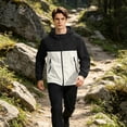 thumbnail image 6 of Nestiefly Mens Summer Jacket UPF 50+ Sun Protection Outdoor Lightweight Full Zip Hoodie Long Sleeve Fishing Hiking Shirt Mint Green 4XL, 6 of 9