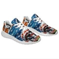 thumbnail image 6 of Horse Patriotic American flag Print Shoes Lightweight Comfortable Running Shoes for Men Women White Size 3.5, 6 of 7