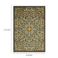 thumbnail image 4 of Mainstays Bright Persian Medallion Rust Multicolor Indoor Area Rug, 4'x5'4", 4 of 8
