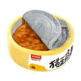 thumbnail image 1 of Cama de gato en forma de lata Anti slip Bottom Máquel lavable con manta con capucha con tazón de ramen de cojín suave cama de gato con cueva de cubier, 1 of 7